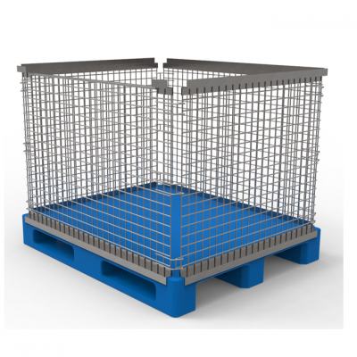 2-WAY CAGE-PALLET: 1000X1200X1160